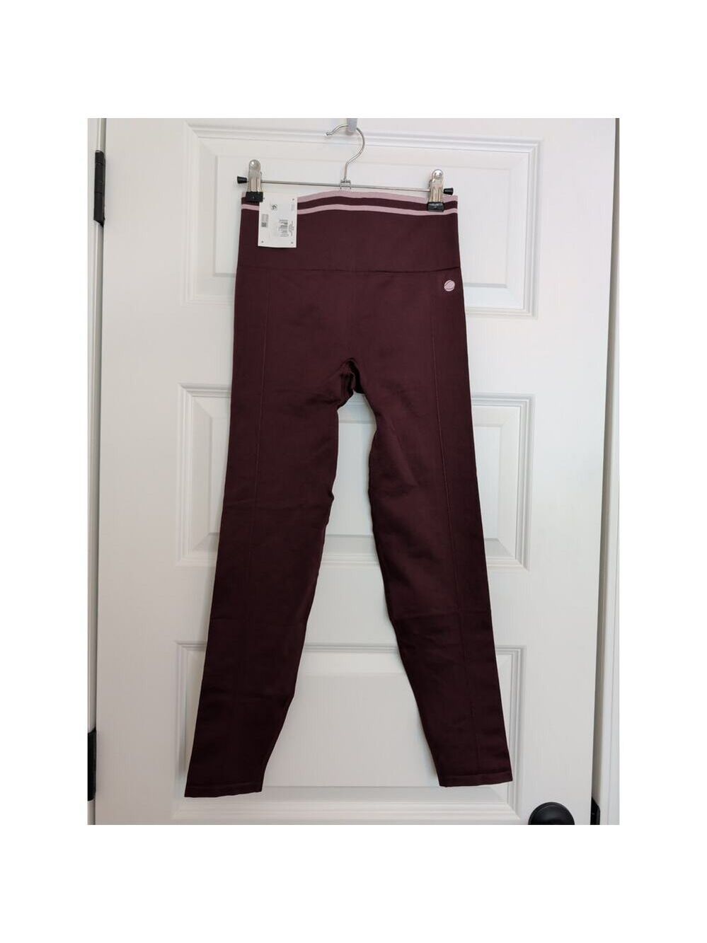 ✨Women's Penn Sleamless Leggings Windsor Wine Burgundy Size M - Picture 2 of 5